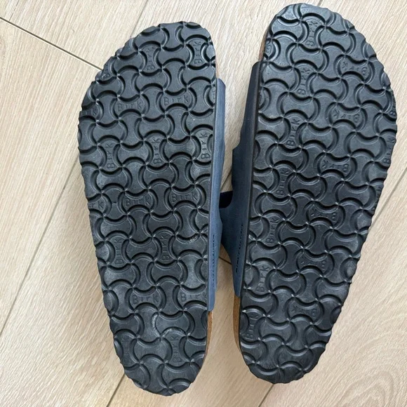 Birkenstock Florida Dark Blue Triple Strap Sandals Size 41/ US Men’s 8 - Picture 4 of 10